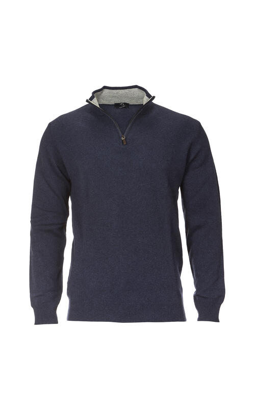 Stefano ½ Zip New Blue L 